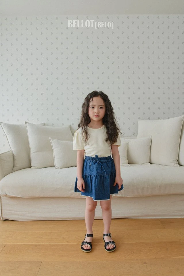 Bellot - Korean Children Fashion - #childofig - Celine Shirring Tee - 3