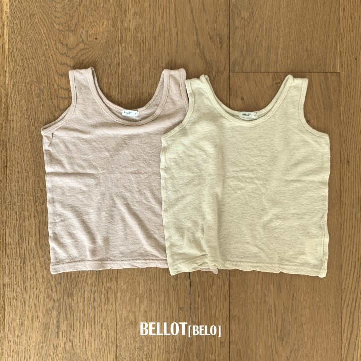 Bellot - Korean Children Fashion - #childofig - Linen U-Neck Sleeveless