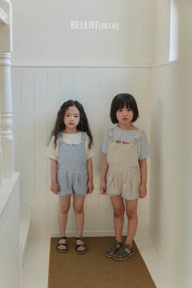 Bellot - Korean Children Fashion - #childofig - Cotton Pigment Overalls - 10