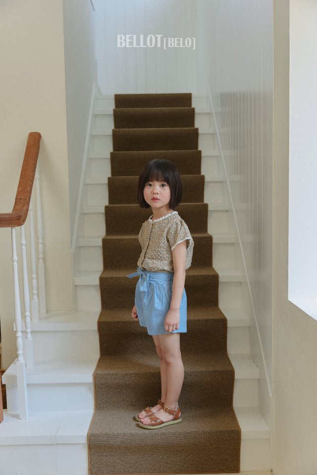 Bellot - Korean Children Fashion - #childrensboutique - Check Lace Blouse - 7