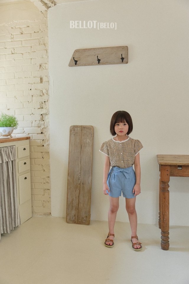 Bellot - Korean Children Fashion - #discoveringself - Check Lace Blouse - 9
