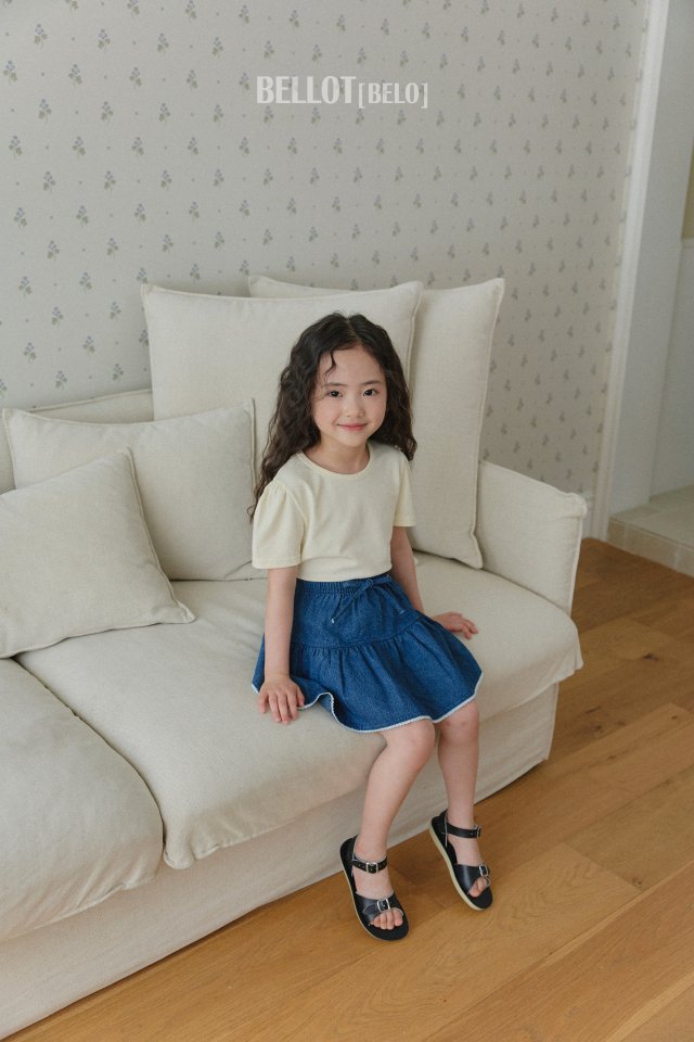 Bellot - Korean Children Fashion - #kidsshorts - Celine Shirring Tee - 8