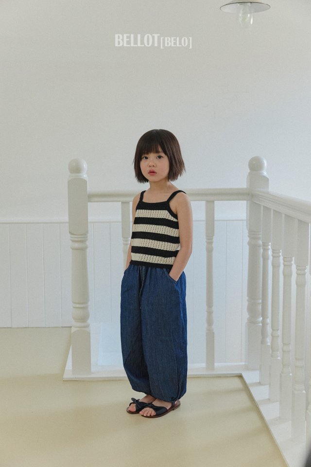 Bellot - Korean Children Fashion - #kidsshorts - Balloon Denim Pants - 6