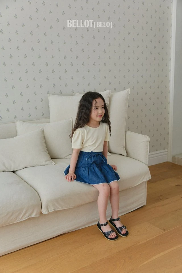 Bellot - Korean Children Fashion - #kidsstore - Celine Shirring Tee - 9