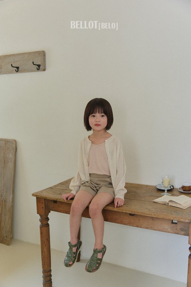 Bellot - Korean Children Fashion - #kidsstore - Linen U-Neck Sleeveless - 8