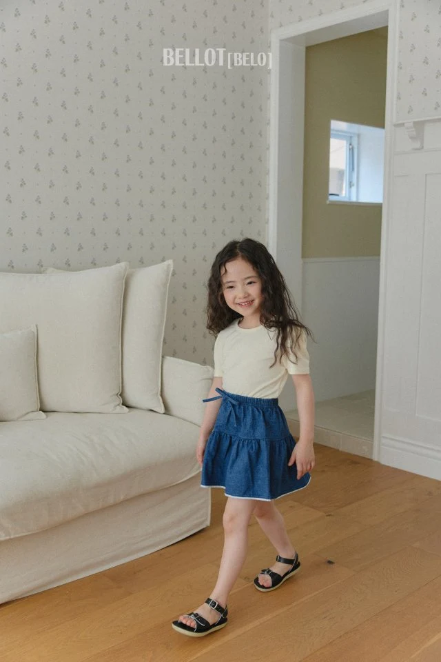 Bellot - Korean Children Fashion - #kidzfashiontrend - Celine Shirring Tee - 10