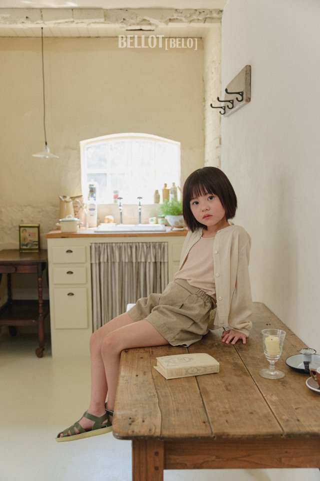 Bellot - Korean Children Fashion - #kidzfashiontrend - Linen U-Neck Sleeveless - 9