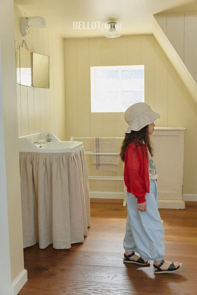 Bellot - Korean Children Fashion - #kidzfashiontrend - Linen Bucket Hat - 7