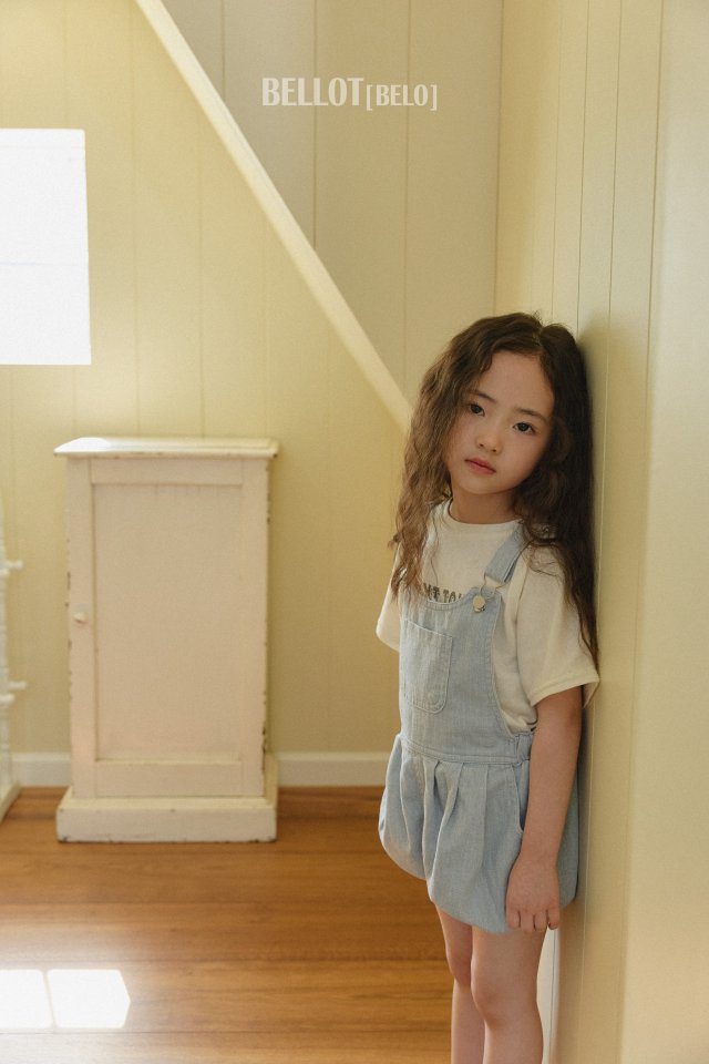 Bellot - Korean Children Fashion - #littlefashionista - Cotton Pigment Overalls - 3
