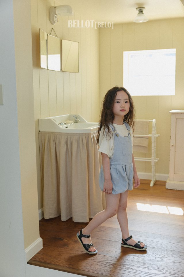 Bellot - Korean Children Fashion - #todddlerfashion - Cotton Pigment Overalls - 7