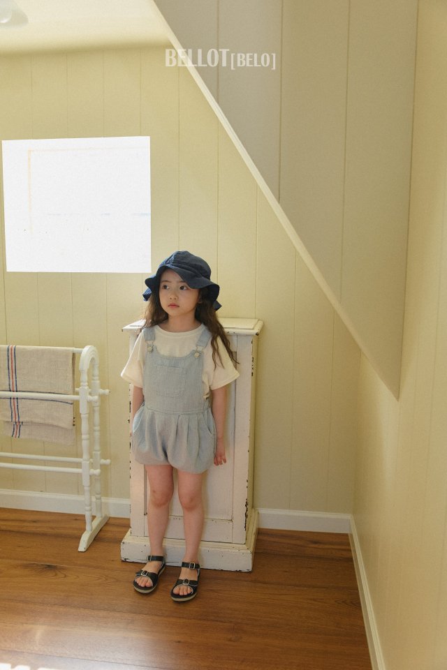 Bellot - Korean Children Fashion - #toddlerclothing - Cotton Pigment Overalls - 8