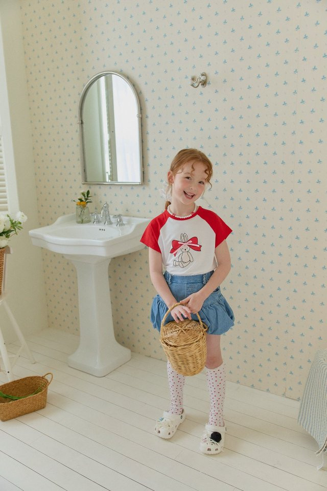 Berry Berry - Korean Children Fashion - #childofig - Denim Balloon Skirt