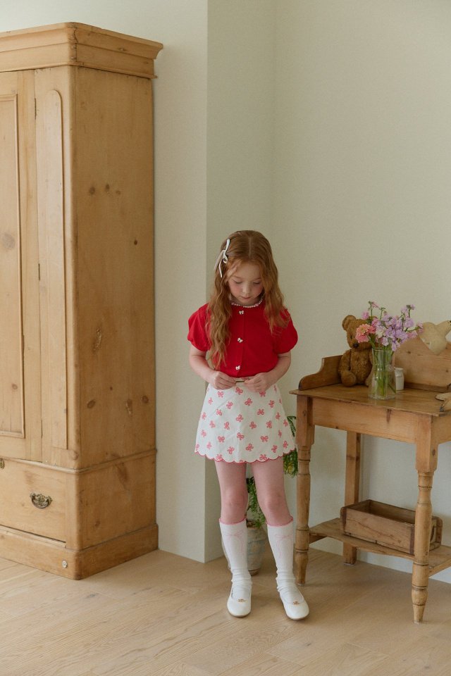 Ribbon Button Cardigan by Berry Berry for Child - view 12