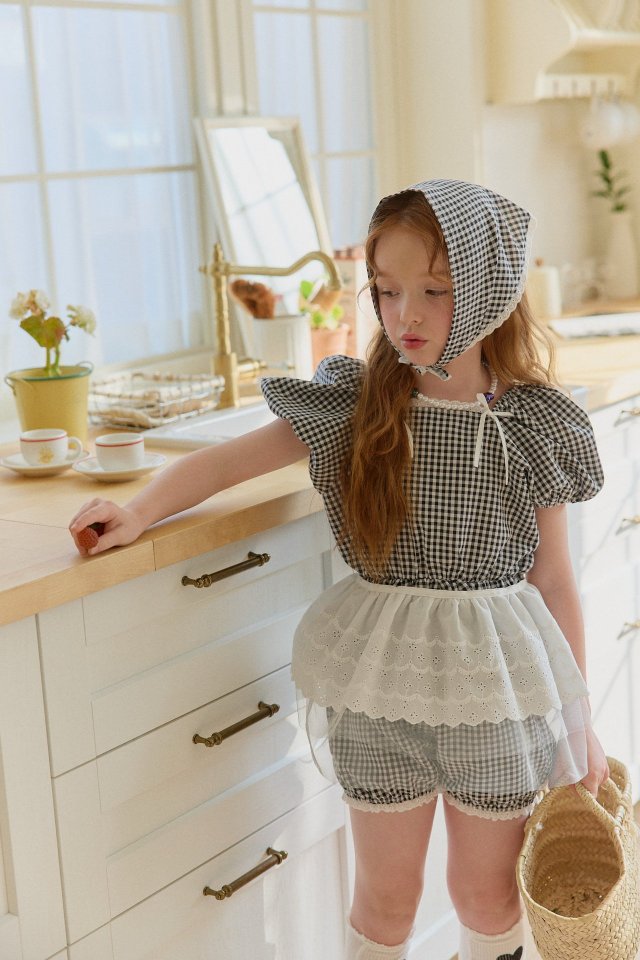 Berry Berry - Korean Children Fashion - #childofig - Maman Check Set - 10