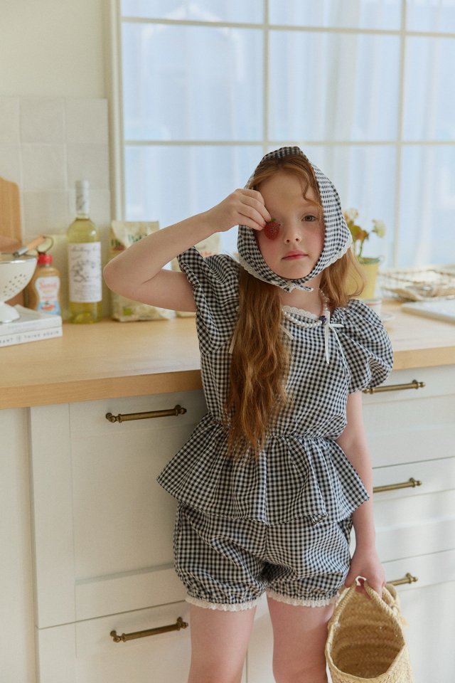 Berry Berry - Korean Children Fashion - #childofig - Maman Check Set - 9