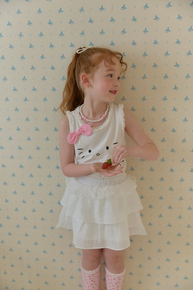 Berry Berry - Korean Children Fashion - #childofig - Ribbon Cat Tee - 5