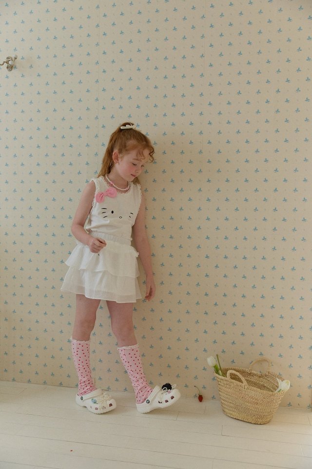 Berry Berry - Korean Children Fashion - #childofig - Ribbon Cat Tee - 6