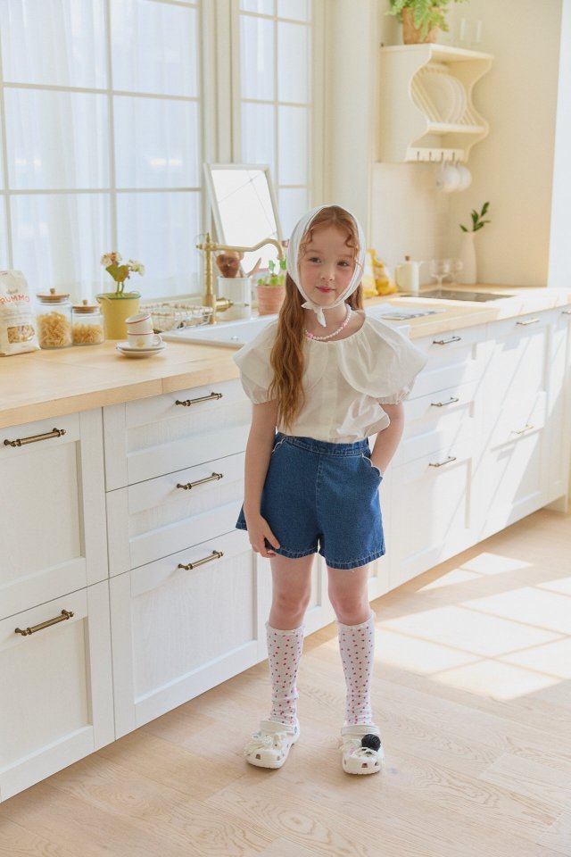 Berry Berry - Korean Children Fashion - #childrensboutique - Pocket Denim Shorts - 6