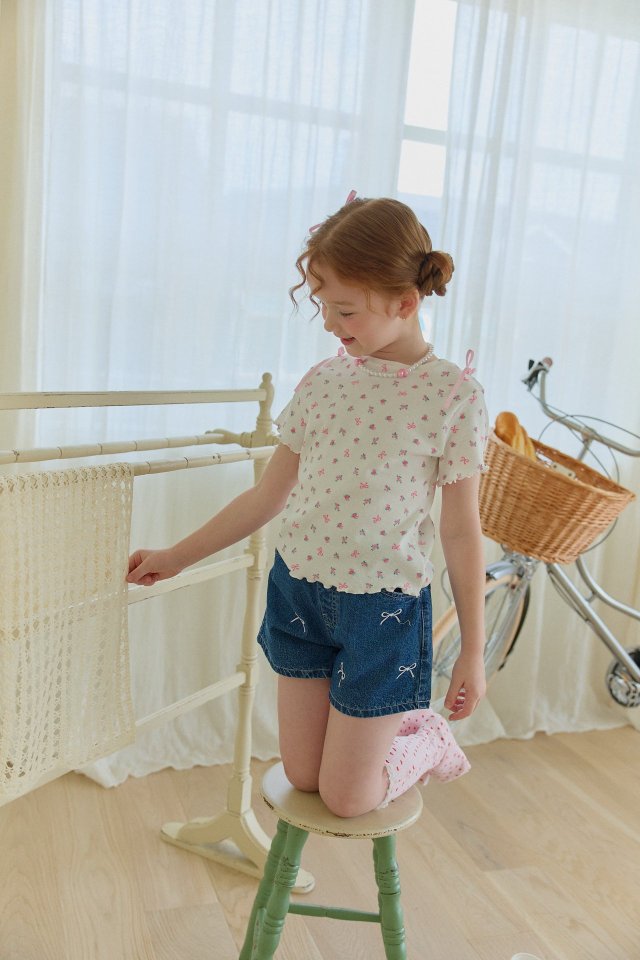 Berry Berry - Korean Children Fashion - #childrensboutique - Rose Lovely Tee - 5