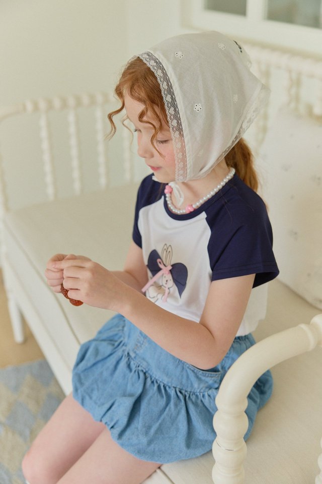 Berry Berry - Korean Children Fashion - #designkidswear - Rabbit Raglan Tee - 10