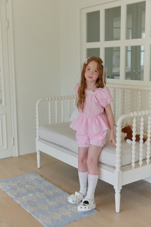 Berry Berry - Korean Children Fashion - #designkidswear - Maman Check Set - 12