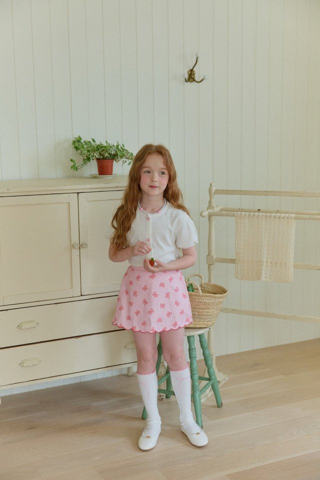 Berry Berry - Korean Children Fashion - #designkidswear - Minky Skirt