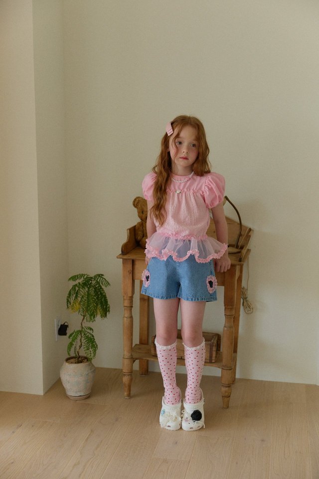 Berry Berry - Korean Children Fashion - #discoveringself - Cherry Blossoms Tee - 12