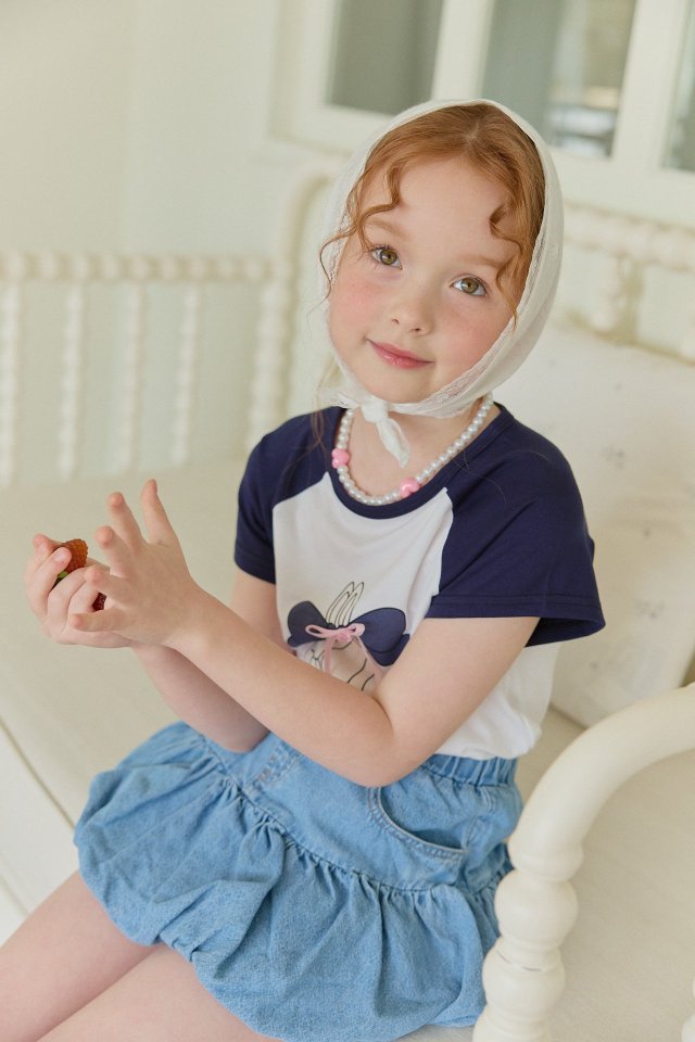 Berry Berry - Korean Children Fashion - #designkidswear - Denim Balloon Skirt - 4