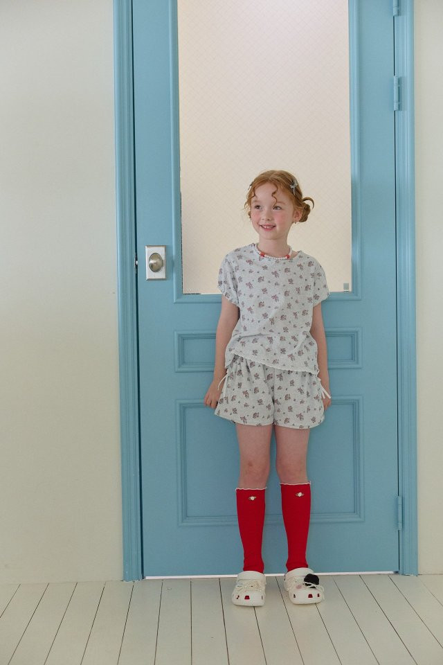 Berry Berry - Korean Children Fashion - #discoveringself - Flower Terry Set