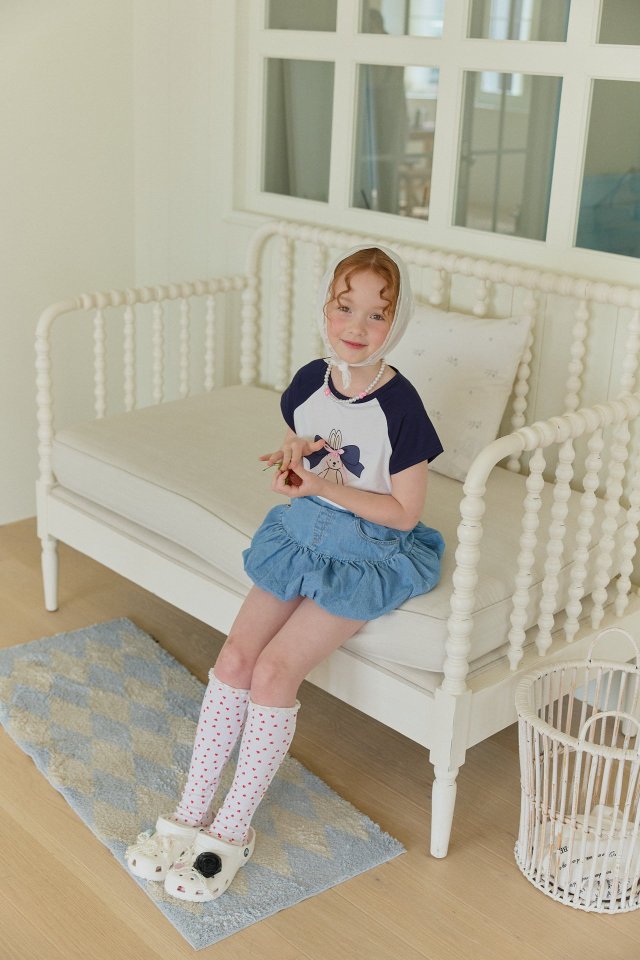 Berry Berry - Korean Children Fashion - #fashionkids - Rabbit Raglan Tee - 12