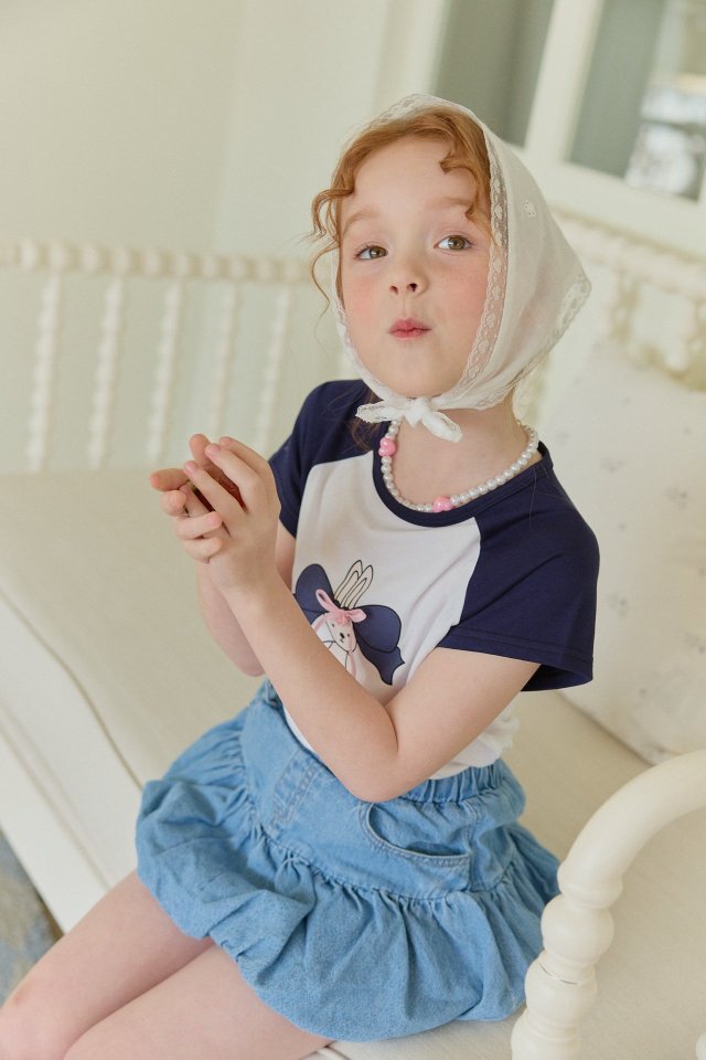 Berry Berry - Korean Children Fashion - #fashionkids - Denim Balloon Skirt - 5