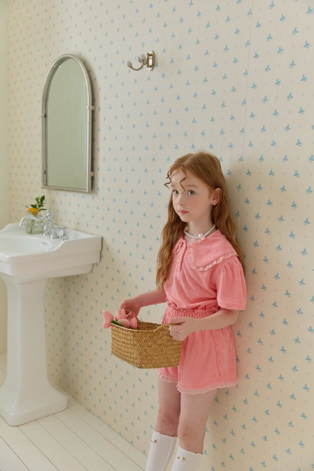 Berry Berry - Korean Children Fashion - #kidsshorts - Morning Terry Set
