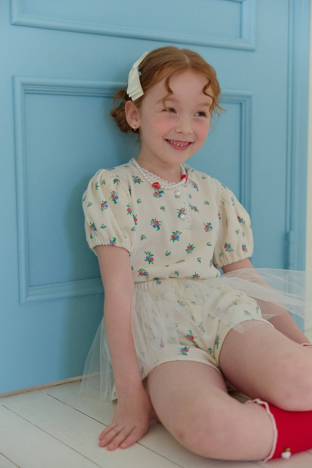 Berry Berry - Korean Children Fashion - #kidsshorts - Flower Set - 11