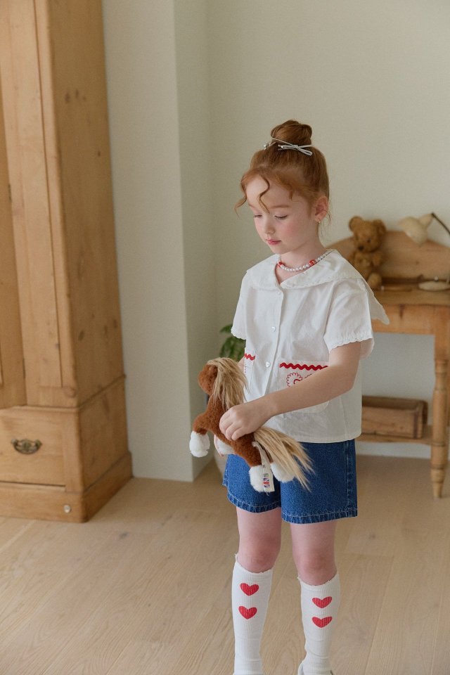 Berry Berry - Korean Children Fashion - #kidsshorts - Dream Mountain Blouse - 5