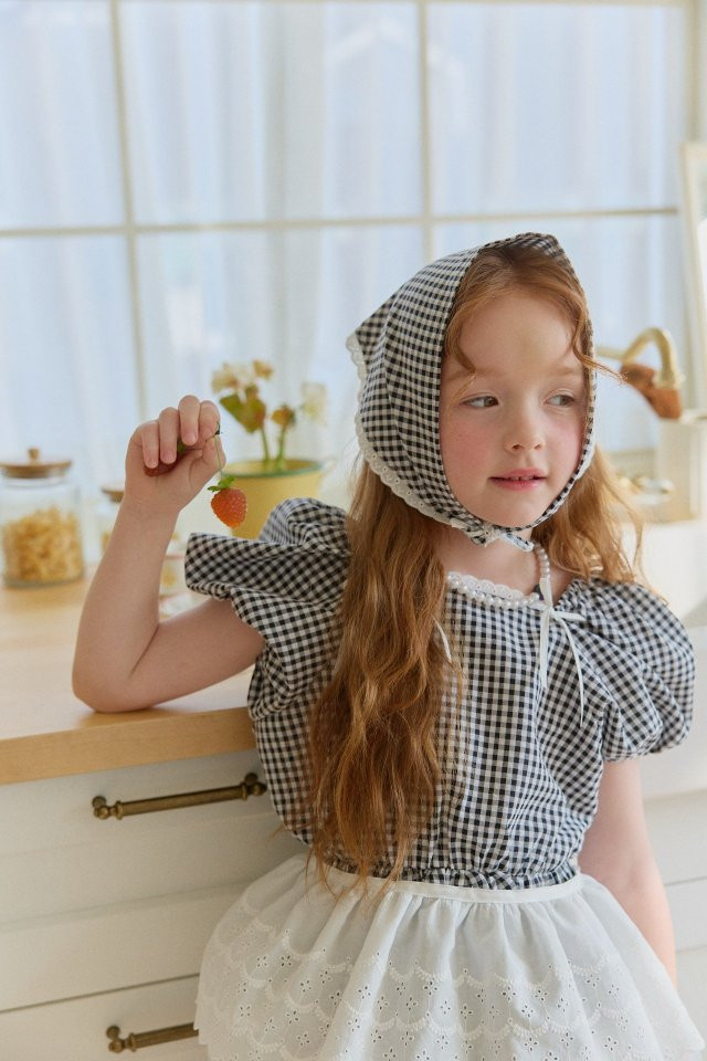 Berry Berry - Korean Children Fashion - #kidsshorts - Maman Check Set