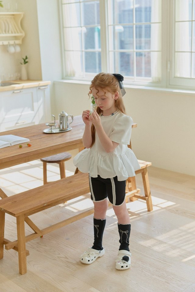 Berry Berry - Korean Children Fashion - #kidzfashiontrend - Heart Biker Pants