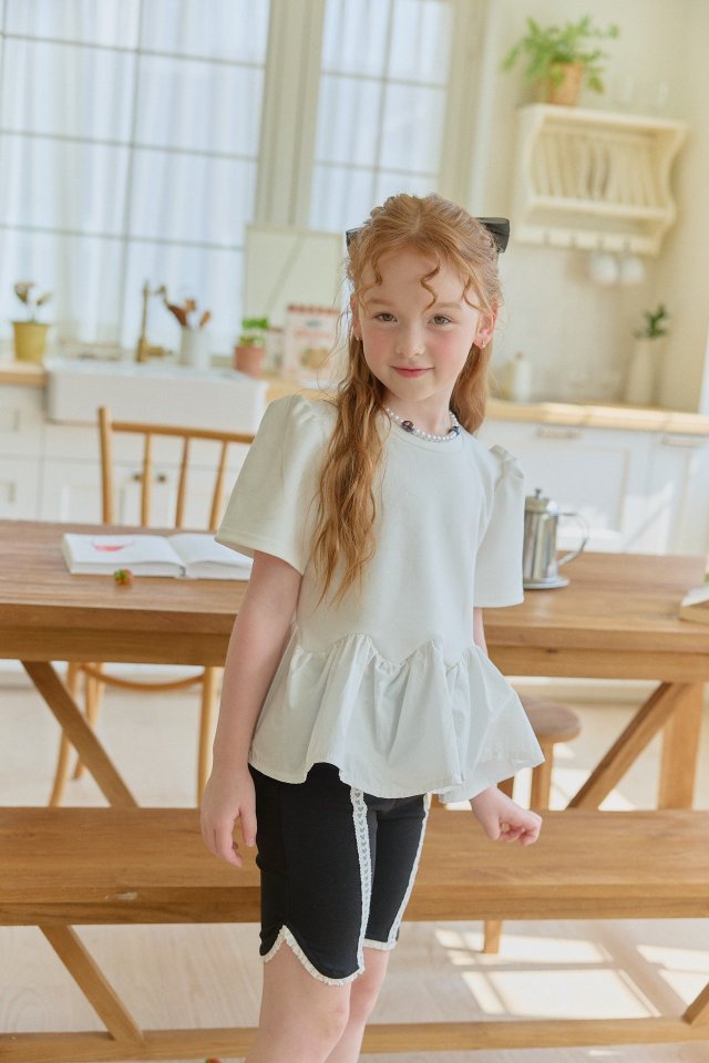 Berry Berry - Korean Children Fashion - #littlefashionista - Heart Biker Pants - 3