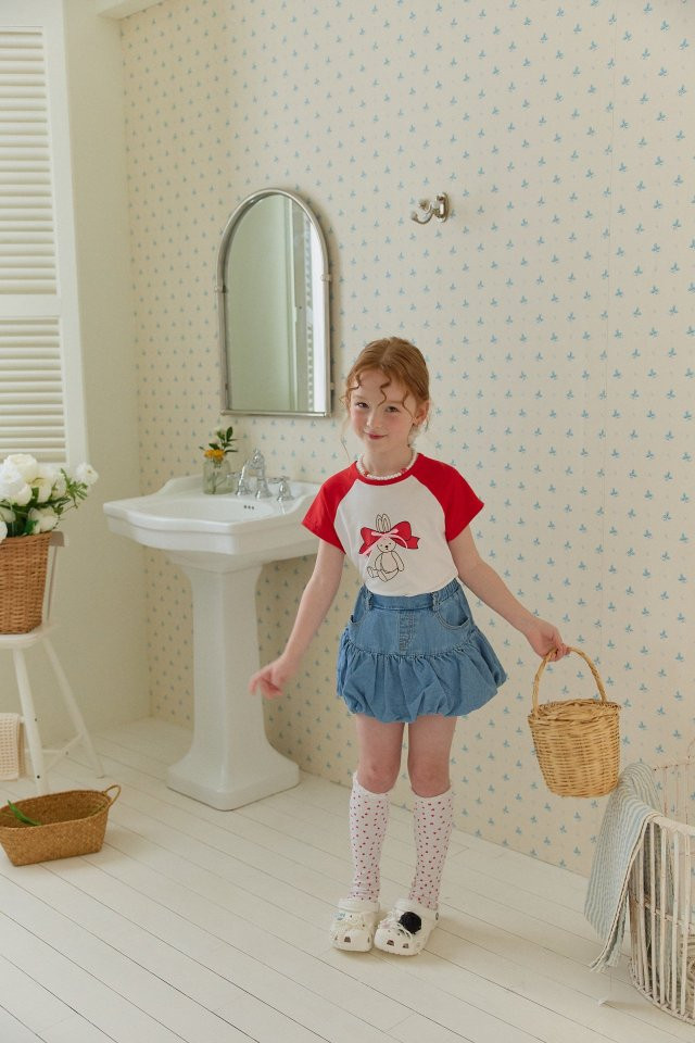 Berry Berry - Korean Children Fashion - #littlefashionista - Rabbit Raglan Tee