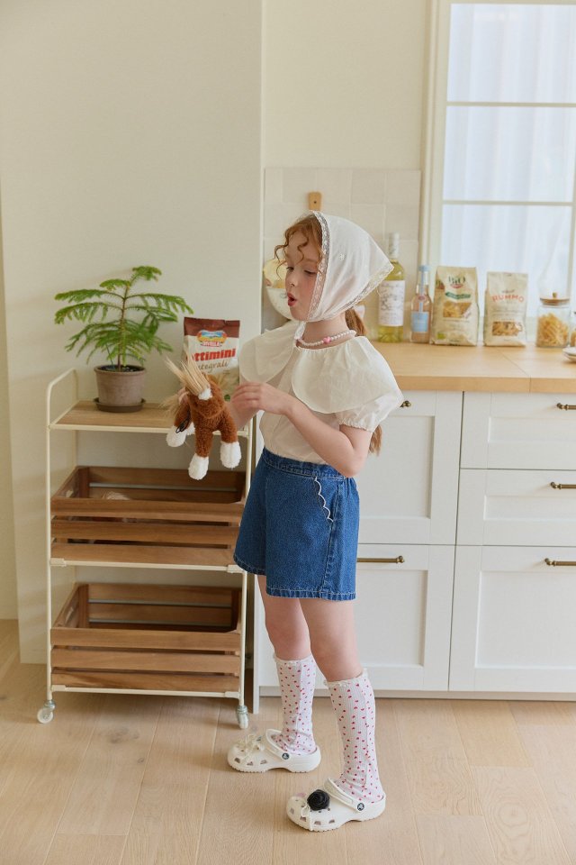 Berry Berry - Korean Children Fashion - #littlefashionista - Cape Blouse - 3