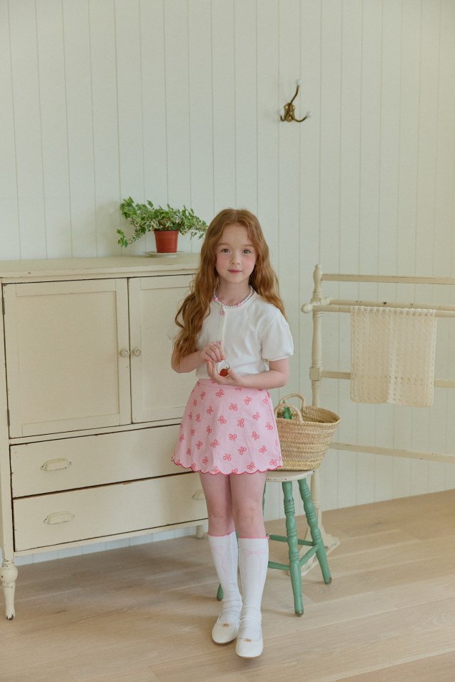 Ribbon Button Cardigan by Berry Berry for Child - view 9