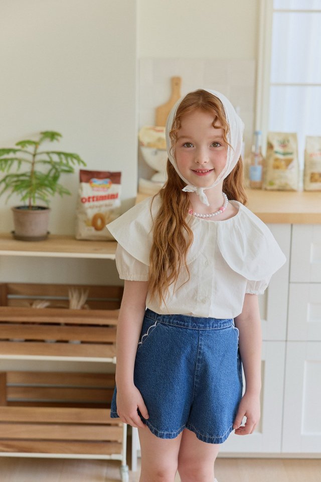 Berry Berry - Korean Children Fashion - #littlefashionista - Cape Blouse - 4