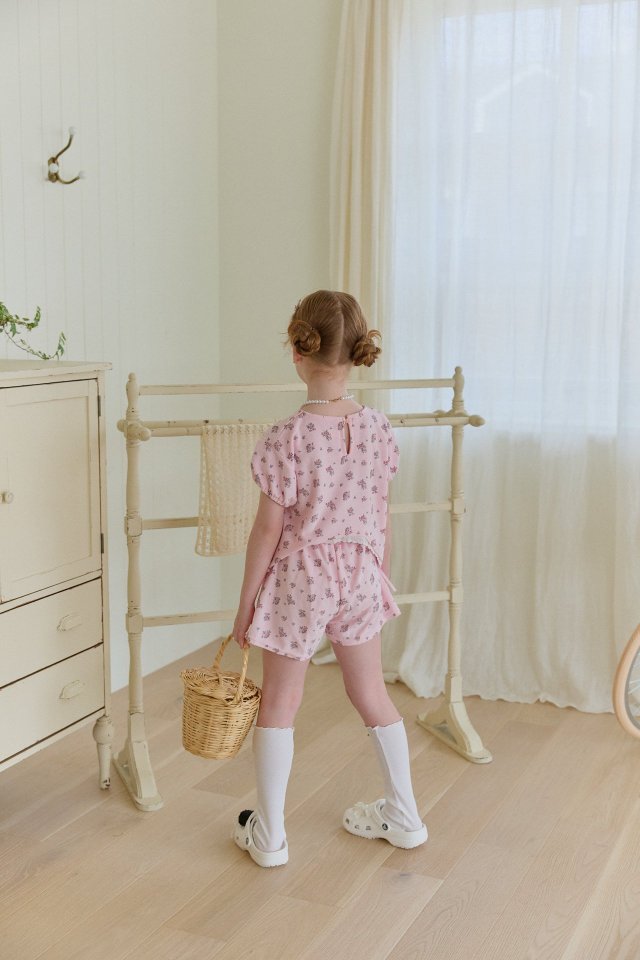 Berry Berry - Korean Children Fashion - #magicofchildhood - Flower Terry Set - 8