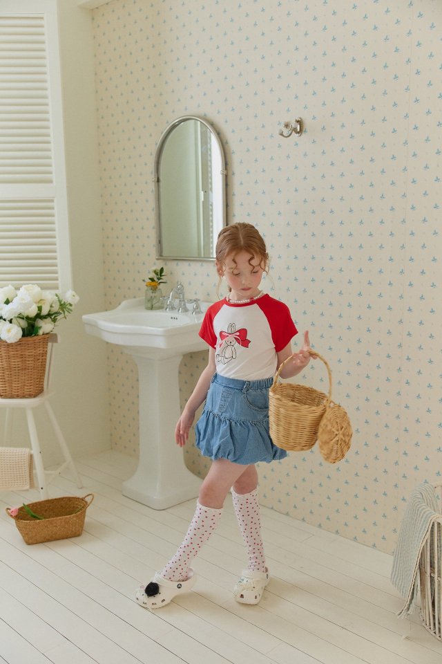 Berry Berry - Korean Children Fashion - #minifashionista - Rabbit Raglan Tee - 3