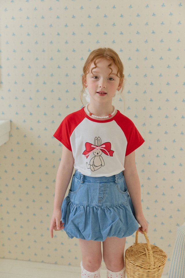 Berry Berry - Korean Children Fashion - #stylishchildhood - Rabbit Raglan Tee - 7