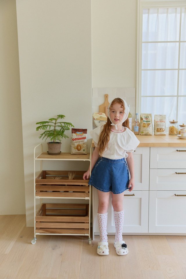 Berry Berry - Korean Children Fashion - #toddlerclothing - Pocket Denim Shorts - 4
