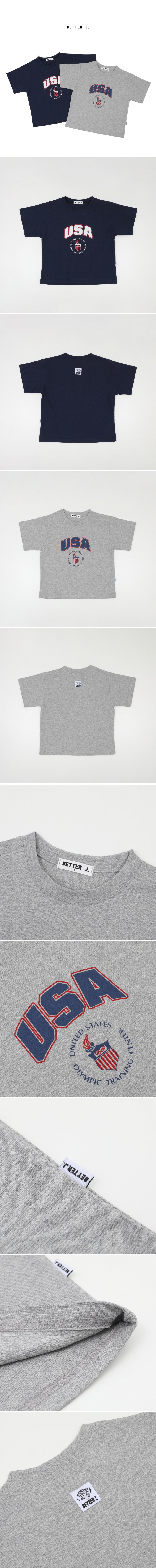 Better j - Korean Children Fashion - #magicofchildhood - USA Boxy Tee - 2