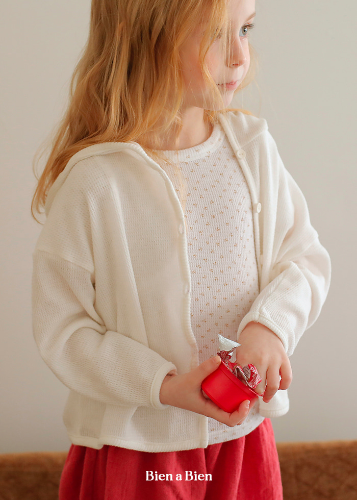 Bien A Bien - Korean Children Fashion - #childrensboutique - Sieh Hood Cardigan - 2