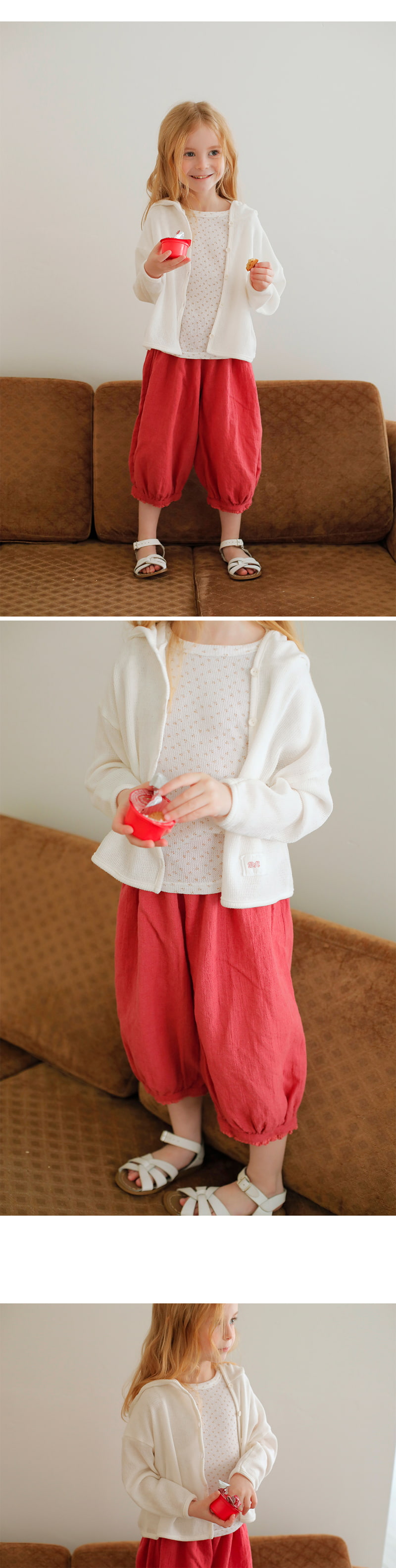 Bien A Bien - Korean Children Fashion - #designkidswear - Sieh Hood Cardigan - 4