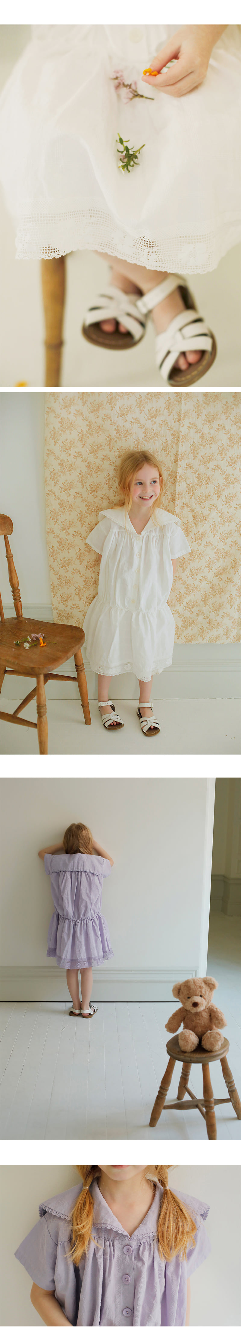 Bien A Bien - Korean Children Fashion - #kidsshorts - Stille Sailor Dress - 4