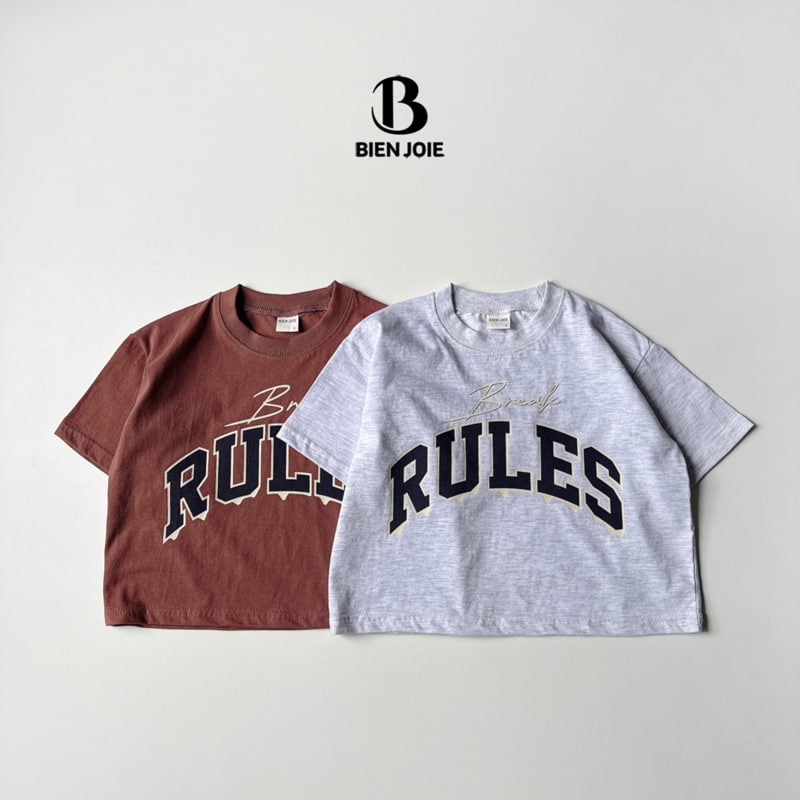 Bien Joie - Korean Children Fashion - #Kfashion4kids - Rules Tee
